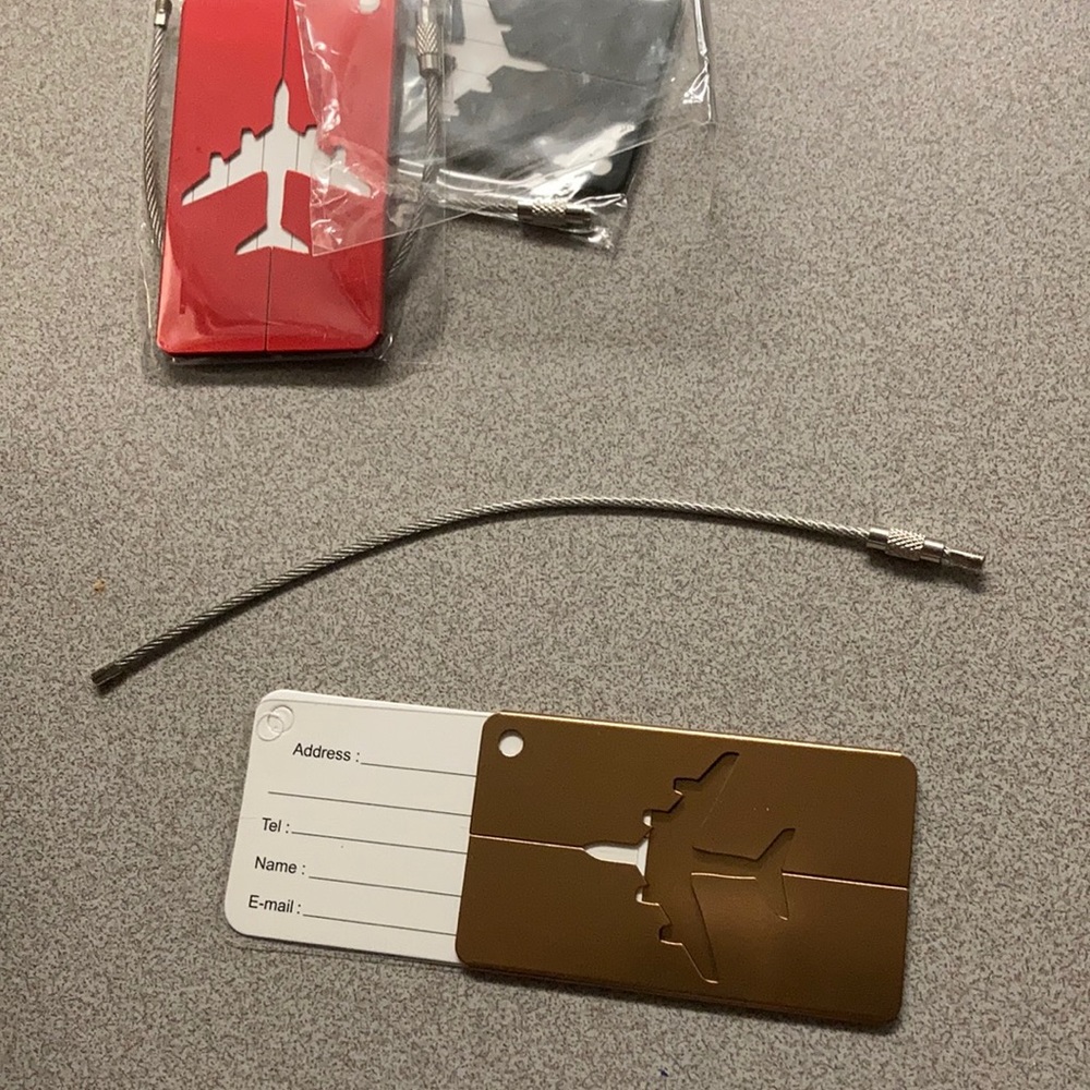 Luggage Tag Set - Picture 2 of 2